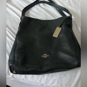 Coach leather hobo bag